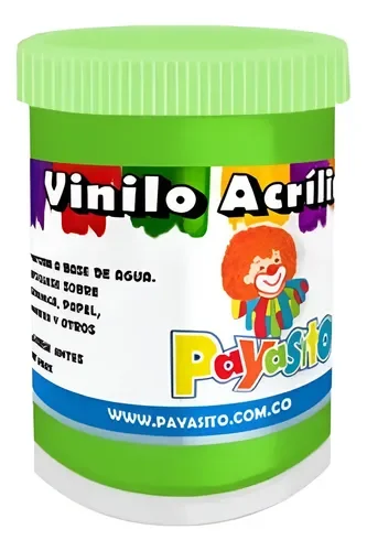 Vinilo 80gr Payasito Verde Claro Paquete x 6