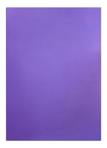 Foamy 1/8 Morado Paquete x 10uni