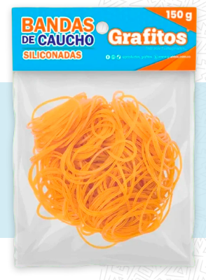 Liga Caucho Siliconada Mediana 150gr