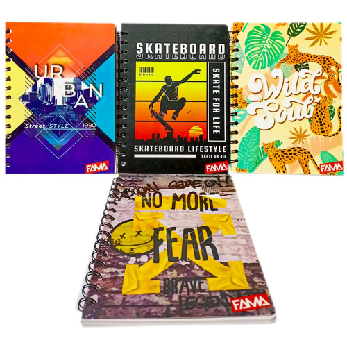 Cuaderno Argollado Pequeño Masculino