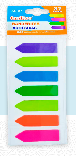 Set Banderitas x7 Neon
