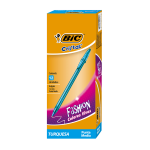 Esfero Bic Fashion Turquesa Caja x 12