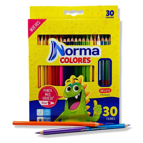 Color Norma Sencillo Caja x 30