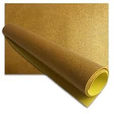 Foamy Pliego Oro Viejo Escarchado Paquete x 10