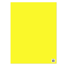 Cartulina Calipso 1/8 Amarillo Paquete x 10