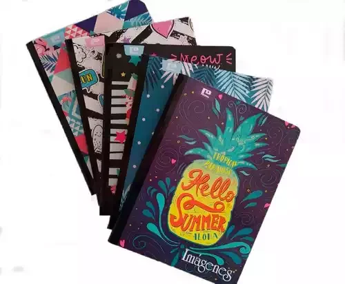 Cuaderno Cosido Imagen Cuadriculado 50H Femenino