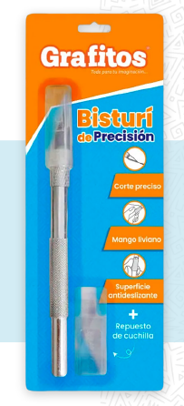Bisturi Presicion + Cuchillas Repuestos x 5