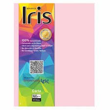 Papel Iris Carta Rosado Paquere x 20