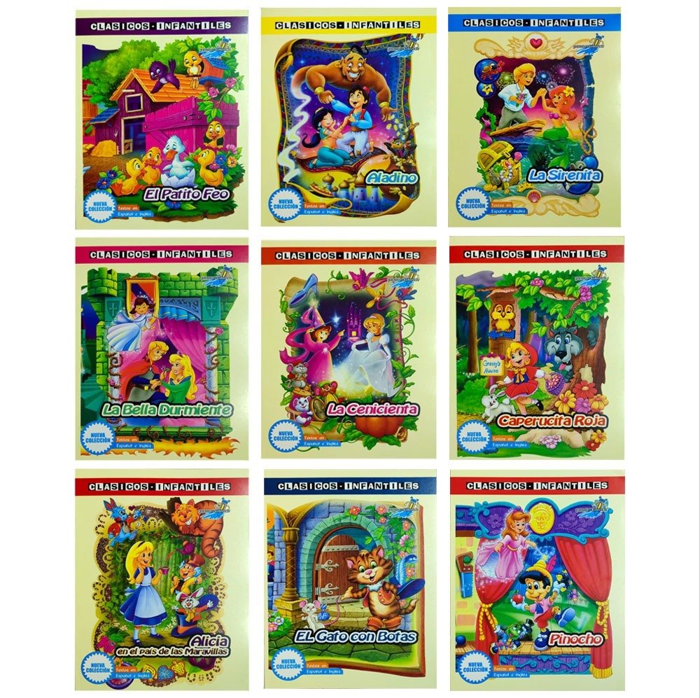 Cuentos Para Leer y Colorear Grande