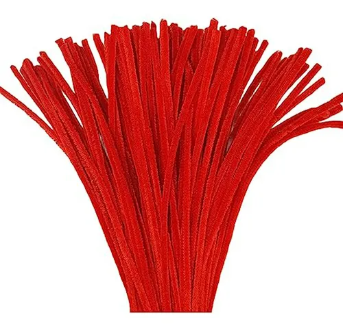 Chelin Gamuzado Rojo Paquete x 100