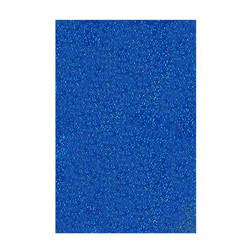 Foamy 1/8 Escarchado Azul Rey Paquete x 10uni