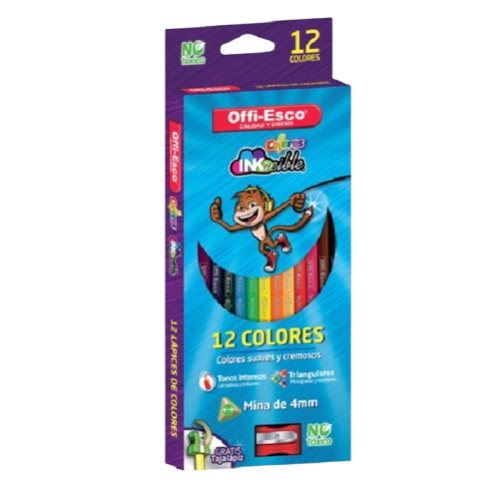 Color Offi-Esco Sencillo Caja x 12