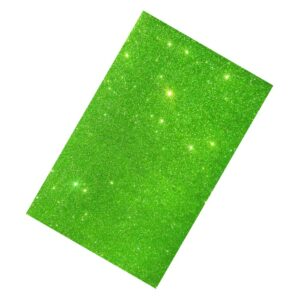 Foamy 4 Cartas Escarchado Verde Claro/Viche Paquete x 10uni