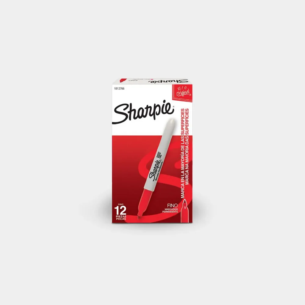 Marcador Sharpie Rojo x Unidad
