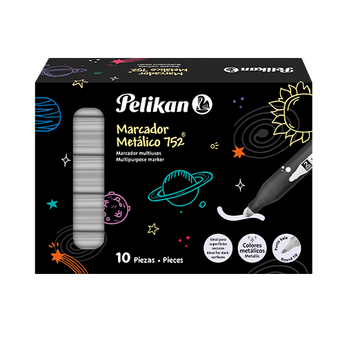 Marcador Pelikan Grafico Palata 752 Caja x 10