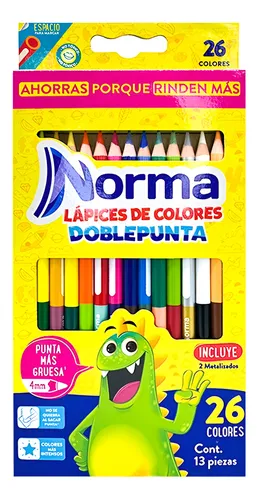 Color Norma Bicolor Caja x 13