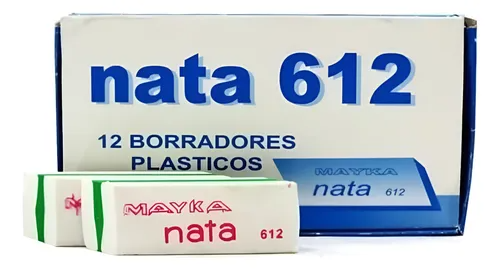 Borrador Nata 612 Caja x 12