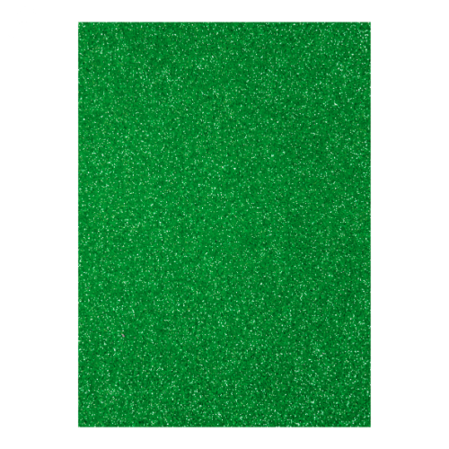 Foamy 4 Cartas Escarchado Verde Oscuro Paquete x 10uni