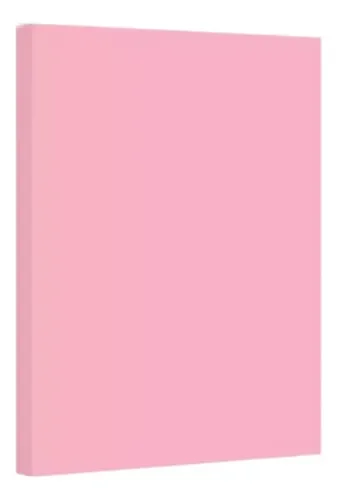 Cartulina Bristol 1/4 Rosado Paquete x 5