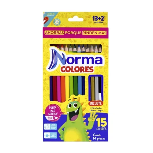Color Norma Sencillo Caja x 13+2