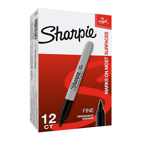Marcador Sharpie Negro x Unidad