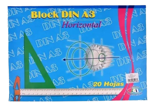 Block DIN A3 Horizontal Economico 20 Hojas