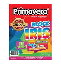 Block Iris Carta Primavera