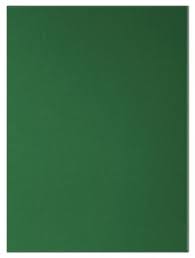 Foamy 4 Cartas Verde Oscuro Paquete x 10uni
