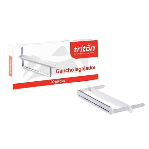 Gancho Legajador Institucional Triton x 20