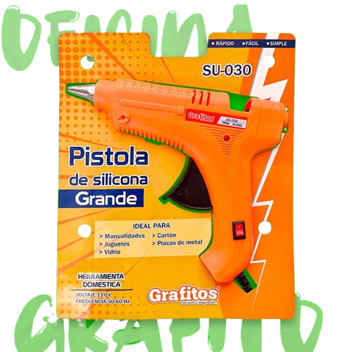 Pistola Silicona Grande Con Interruptor