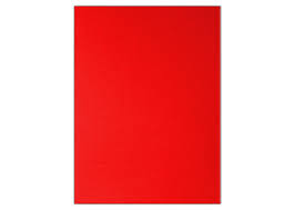 Foamy 4 Cartas Rojo Paquete x 10uni