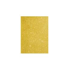Foamy 1/8 Escarchado Dorado Paquete x 10uni