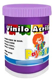 Vinilo 80gr Payasito Violeta Paquete x 6