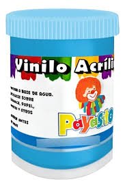 Vinilo 80gr Payasito Azul Claro Paquete x 6