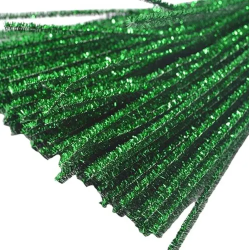 Chelin Metalizado Verde x 100