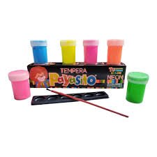 Tempera Neon Caja x 6