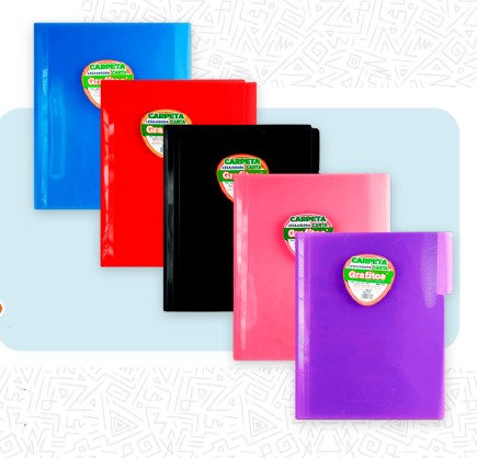 Carpeta Legajadora Carta Plastica