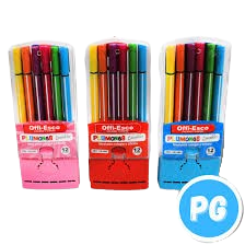 Plumon Offi-esco Triangular Lavable Caja x 12