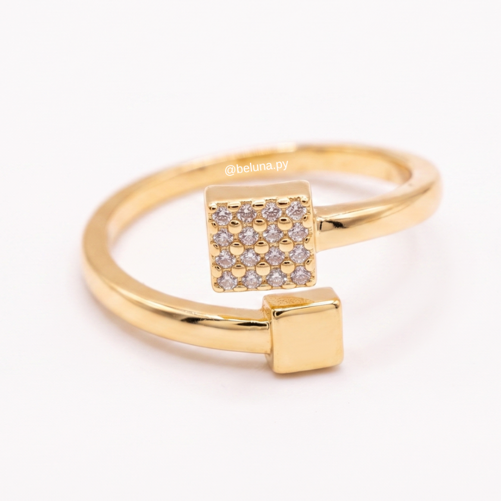 ANILLO CUBOS PAVÉ
