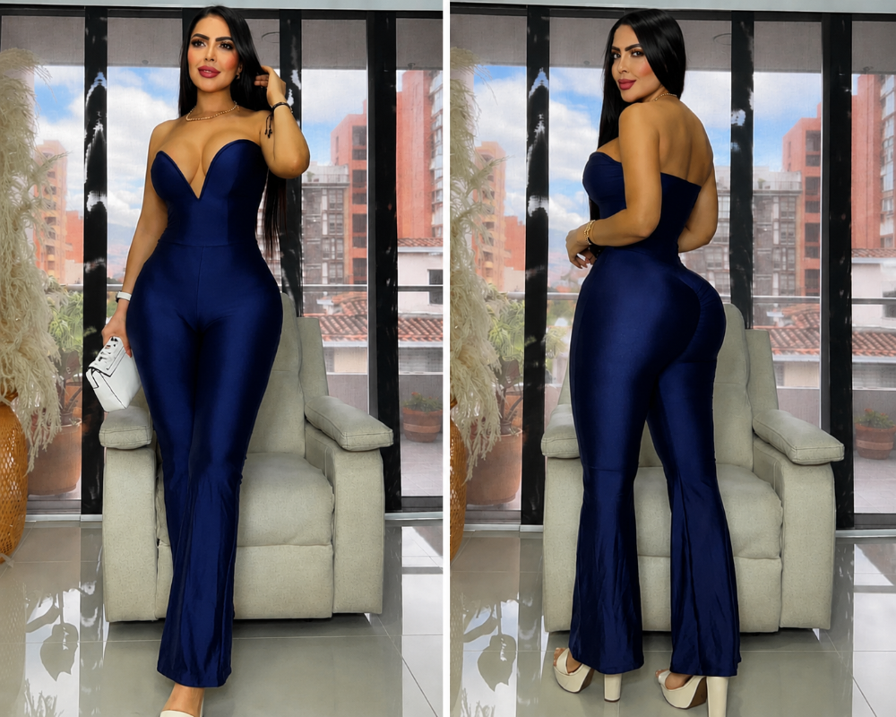 Enterizo Destellante 520 - Azul