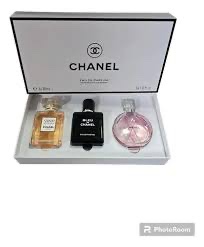 CHANEL PERFUME DE 3 PIEZAS COCO CHANEL BLEU CHANEL CHANCE CHANEL 30ML