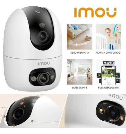 CAMARA IP DUAL 5MP LENTE FIJO Y MOVIL