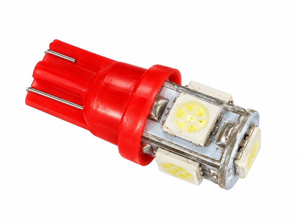 BOMBILLO T10CERAMICO ROJO