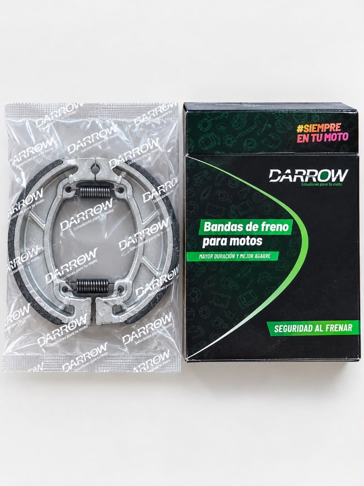 BANDAS DELANTERAS ECO DELUX/SPLENDOR/CD100/NXG/CB110-125E  TRASERA CLICK125/CR180/CR4125