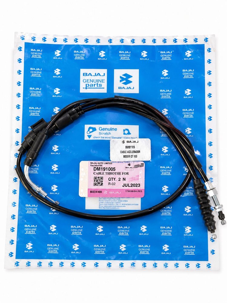 CABLE ACELERADOR BOXER CT100 ORIGINAL