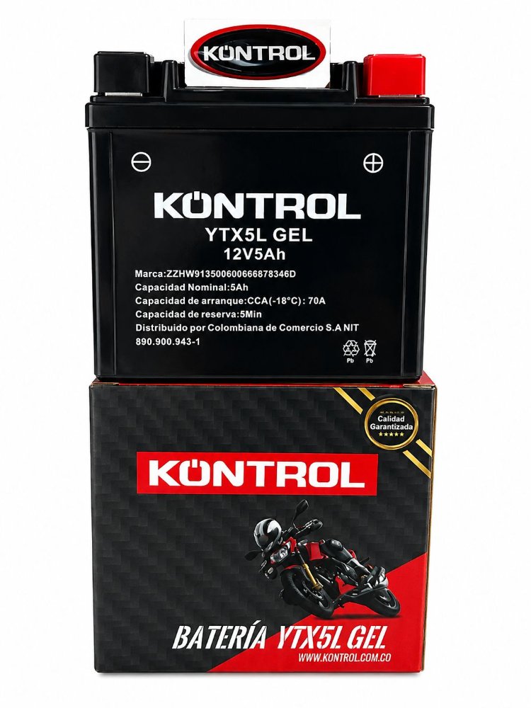 Baterias ytx5  KONTROL bws100 TV 100