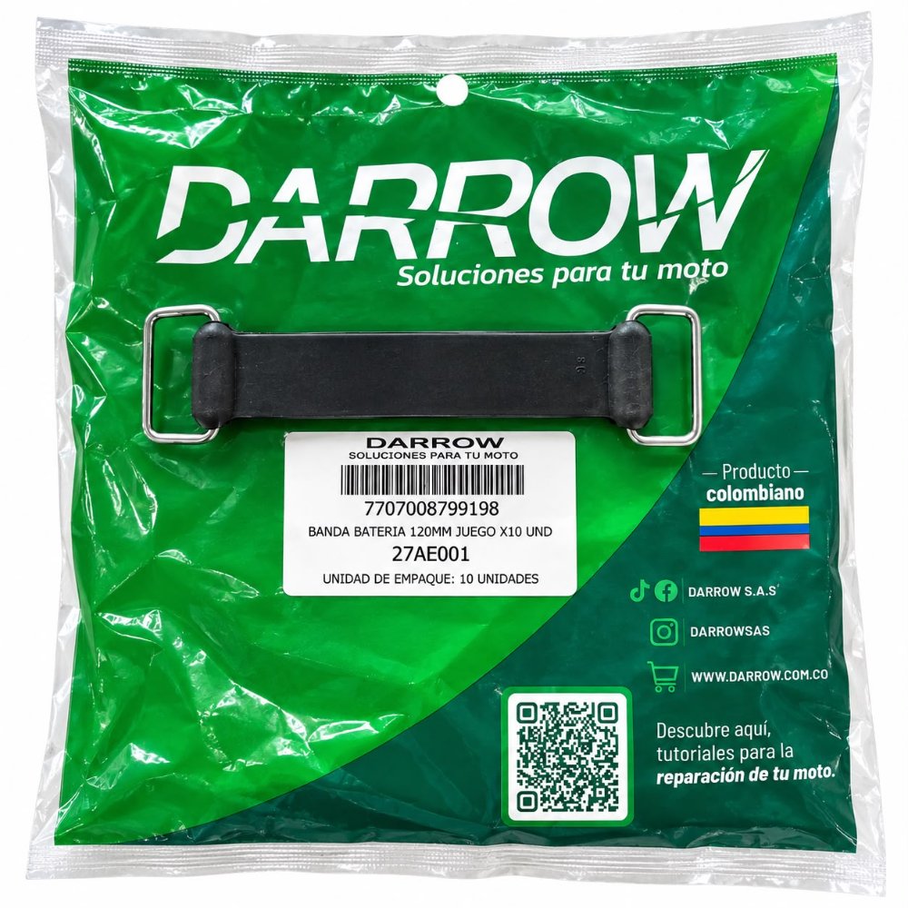 BANDA BATERIA PEQUEÑA 120MM