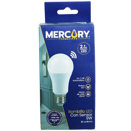 BOMBILLO LED CON SENSOR 9W IBL20