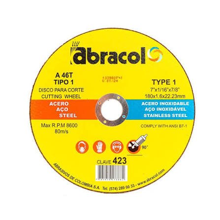 DISCO CORTE FINO ABRACOL