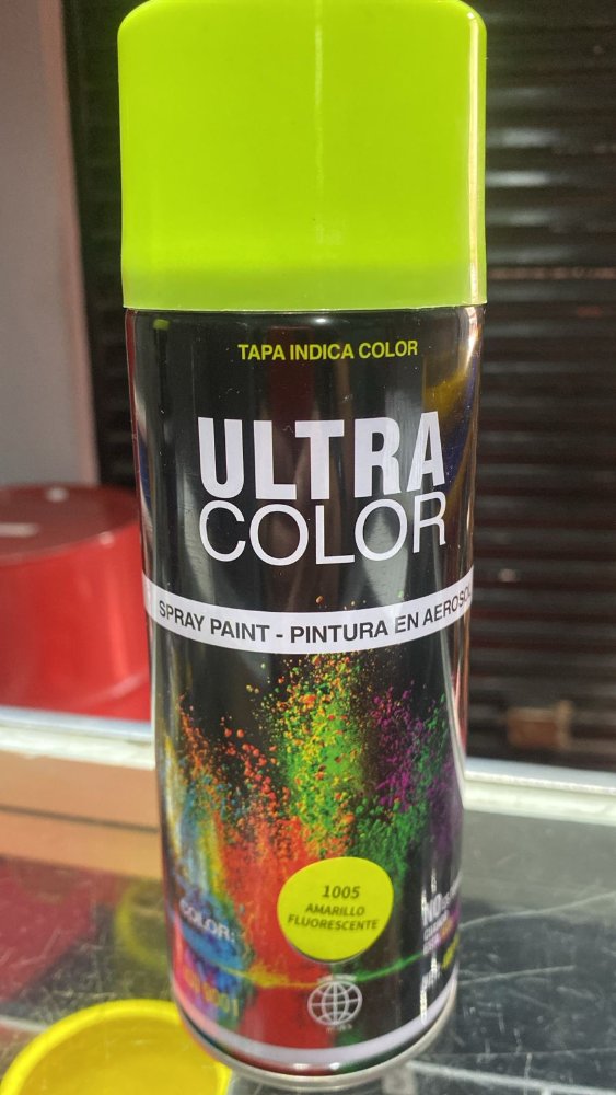 AEROSOL AMARILLO FLUORECENTE